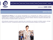 Tablet Screenshot of corpoventas.com